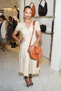 Zoe Saldana, Altuzarra Handbag