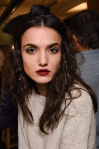 Backstage at Anna Sui RTW Spring 2016
