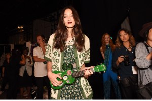 Backstage at Anna Sui RTW Spring 2016v