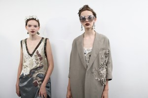 Backstage at Antonio Marras Spring 2016
