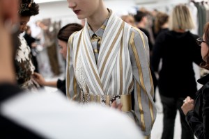 Backstage at Antonio Marras Spring 2016
