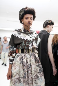 Backstage at Antonio Marras Spring 2016