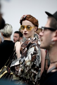 Backstage at Antonio Marras Spring 2016