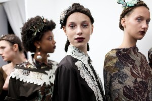 Backstage at Antonio Marras Spring 2016