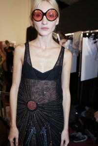 Backstage at Rochas Spring 2016