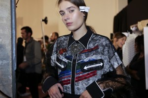 Backstage at Rochas Spring 2016