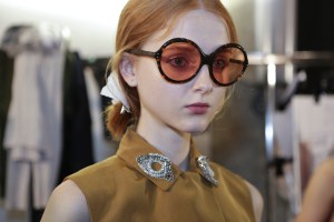 Backstage at Rochas Spring 2016