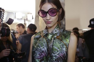 Backstage at Rochas Spring 2016