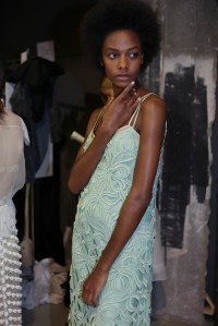 Backstage at Rochas Spring 2016