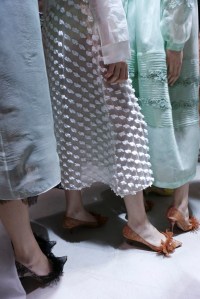 Backstage at Rochas Spring 2016