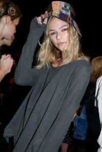 Backstage at BCBG Max Azria RTW Spring 2016