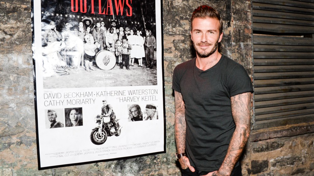 David Beckham Belstaff Party London Fashion Week 2015