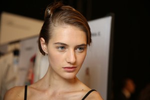 Backstage at Blumarine RTW Spring 2016
