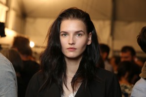 Backstage at Blumarine RTW Spring 2016
