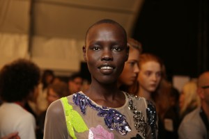 Backstage at Blumarine RTW Spring 2016