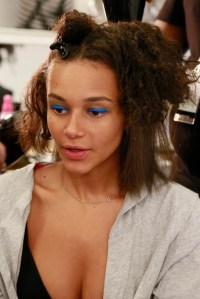 Backstage at Boss RTW Spring 2016