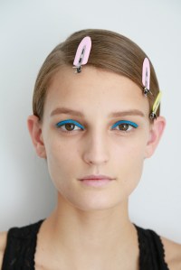 Backstage at Boss RTW Spring 2016