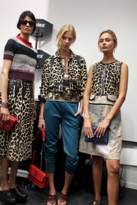 Backstage at Bottega Veneta Spring 2016