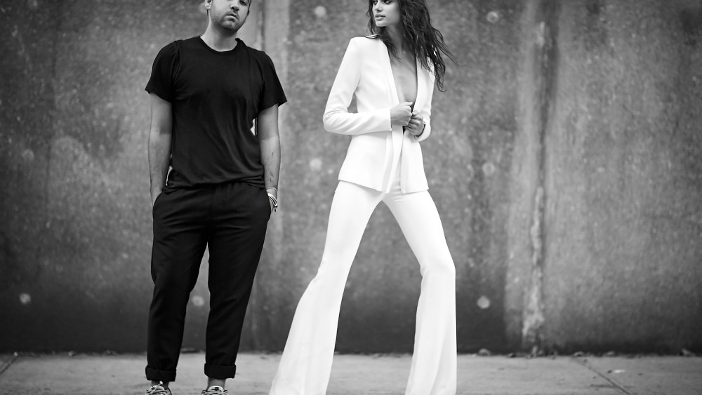 A look from Brandon Maxwell.