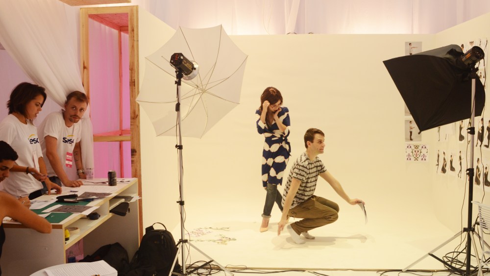 Ryan McNamara at work with a Participant