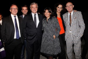 Bruno Pavlosky, Bruno Jullizrd, Sidney Toledano, Anne Hidalgo, Inès de la Fressange and Christian Lacro