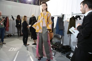 Backstage at Dries Van Noten Spring 2016