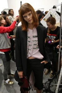 Backstage at Each x Other Spring 2016