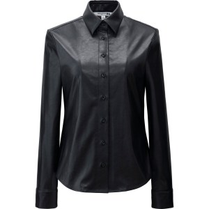 A look from Carine Roitfeld's collection for Uniqlo.