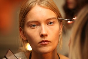 Backstage at Carolina Herrera RTW Spring 2016