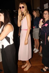 Backstage at Carolina Herrera RTW Spring 2016