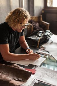 Peter Dundas at work.
