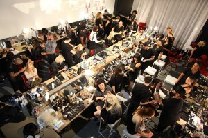 Backstage at Christian Siriano RTW Spring 2016