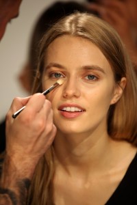Backstage at Christian Siriano RTW Spring 2016