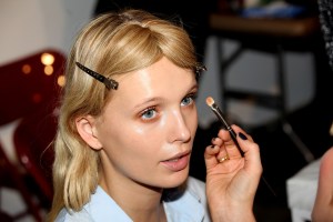 Backstage at Christian Siriano RTW Spring 2016