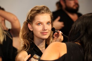 Backstage at Christian Siriano RTW Spring 2016