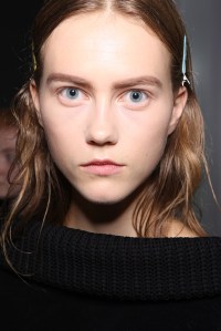 Backstage at Christopher Kane Spring 2016