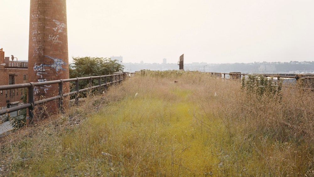 Joel Sternfeld's image of the High Line sent along with the Coach runway invitation.