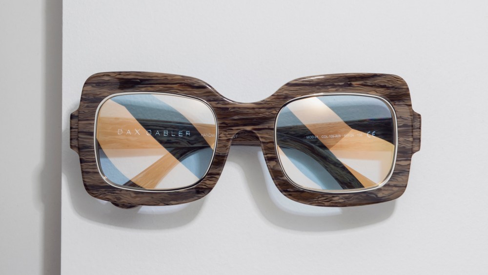 A look from Devi Kroell's eyewear collection under Dax Gabler.