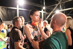 Backstage at Dsquared Spring 2016