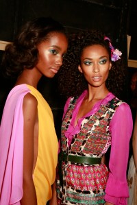 Backstage at Diane Von Furstenberg RTW Spring 2016