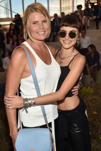 4:20 p.m.: Mariel Hemingway and Langley Fox hold each other tight.