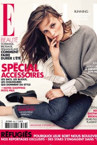 Marine Vacth on the cover of Elle France Sept. 18, 2015 issue