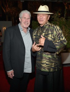 Ron Perlman, Cary-Hiroyuki at the 2015 Amazon Prime Emmys After Party