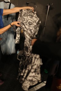 Backstage at Erdem Spring 2016