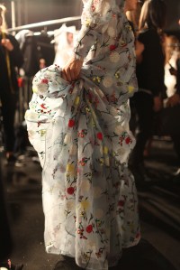 Backstage at Erdem Spring 2016