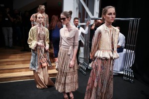 Backstage at Etro Spring 2016