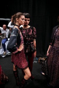 Backstage at Etro Spring 2016