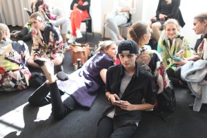Backstage at Etro Spring 2016