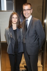 Marine Vacth and Jean-Marc Mansvelt