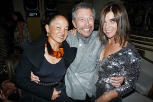 Karen Park and Jean-Paul Goude with Carine Riotfeld.